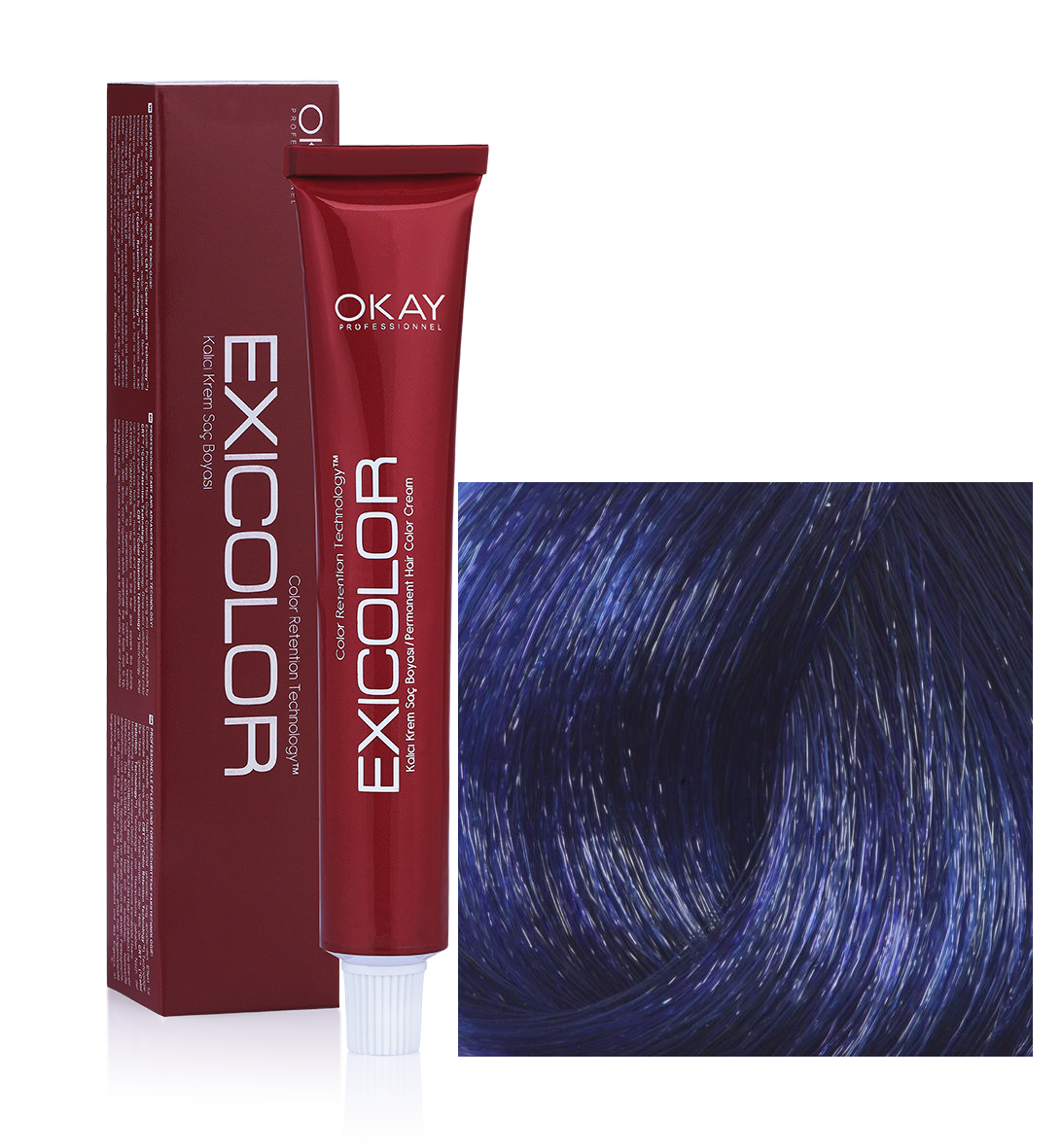 EXİCOLOR SAÇ BOYASI 0.11 YOĞUN MAVİ