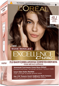 LOREAL EXCELLENCE CREME AMONYAKSIZ Saç Boyası 4U