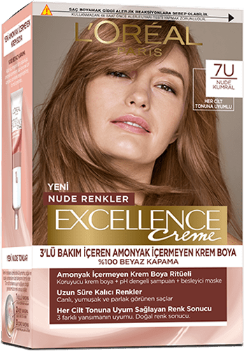 LOREAL EXCELLENCE CREME AMONYAKSIZ Saç Boyası 7U