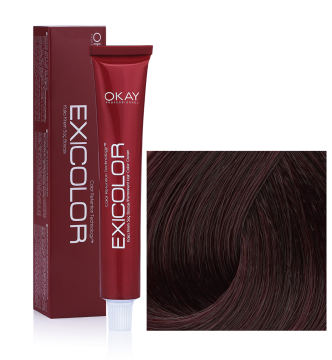 EXİCOLOR SAÇ BOYASI 3.4  KOYU KESTANE