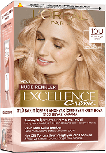 LOREAL EXCELLENCE CREME AMONYAKSIZ Saç Boyası 10U