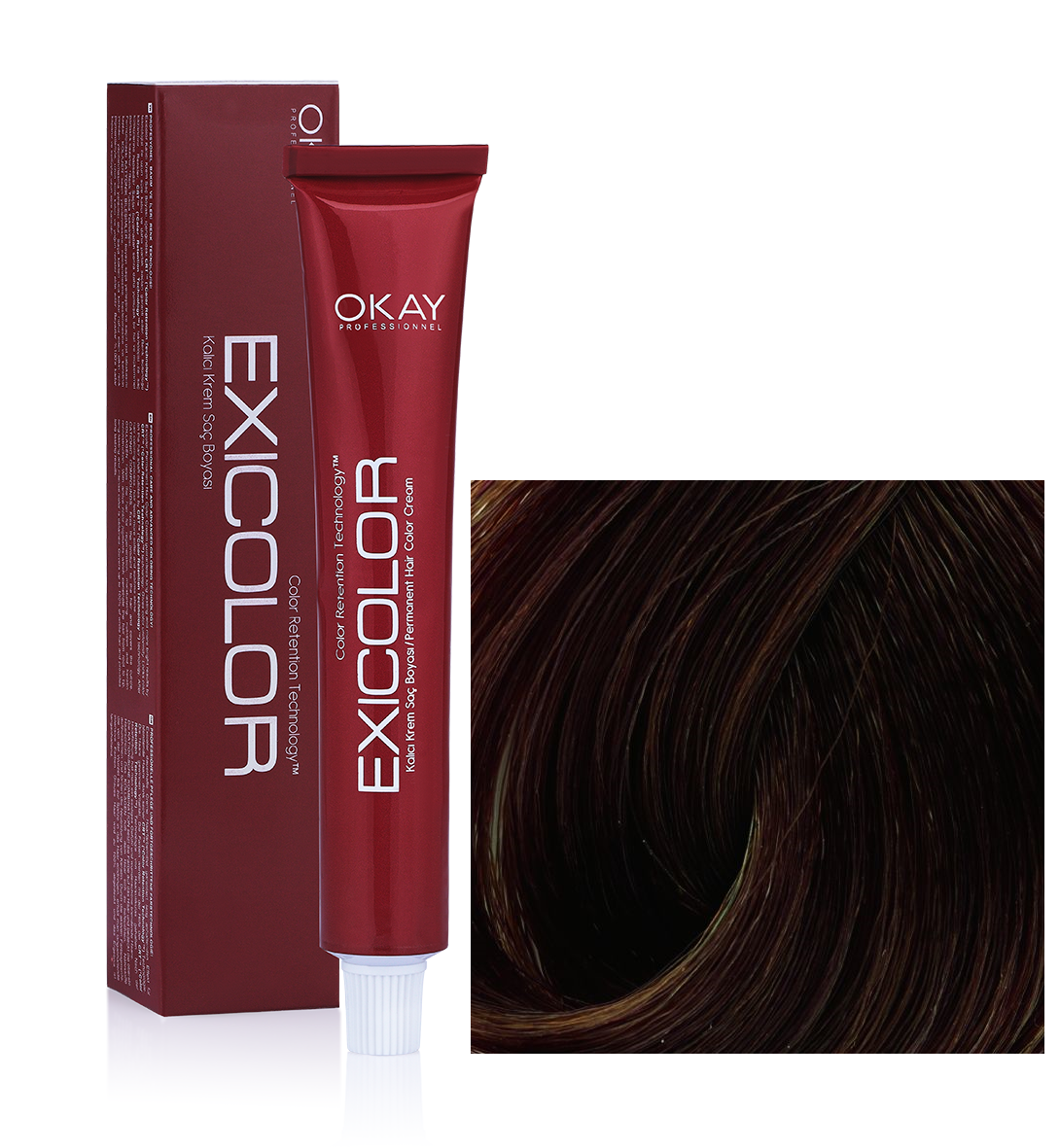 EXİCOLOR SAÇ BOYASI 4.3  KAHVE DORE