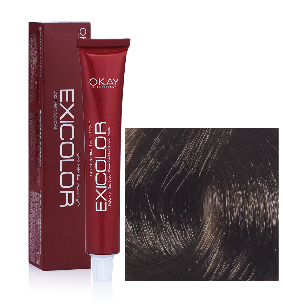 EXİCOLOR SAÇ BOYASI 4.71 YOĞUN KÜLLÜ KAHVE
