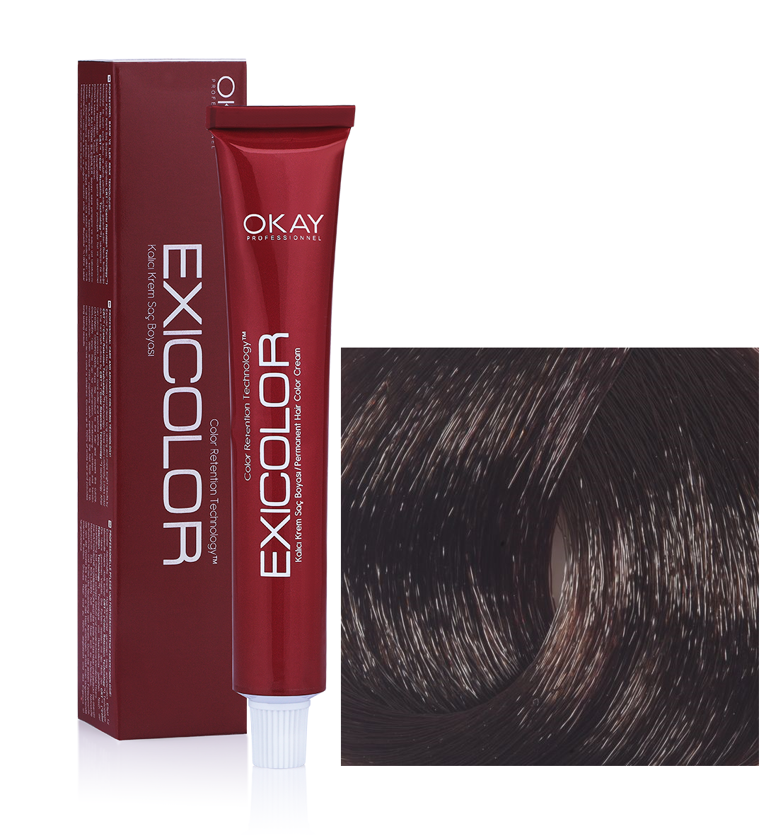 EXİCOLOR SAÇ BOYASI 4.75 KAHVE KAHVE AKAJU