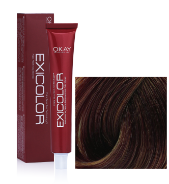 EXİCOLOR SAÇ BOYASI 5.3  AÇIK KAHVE DORE