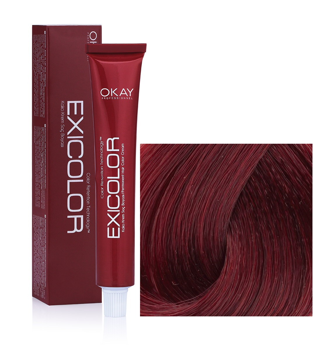 EXİCOLOR SAÇ BOYASI 5.66  ŞARAP KIZILI