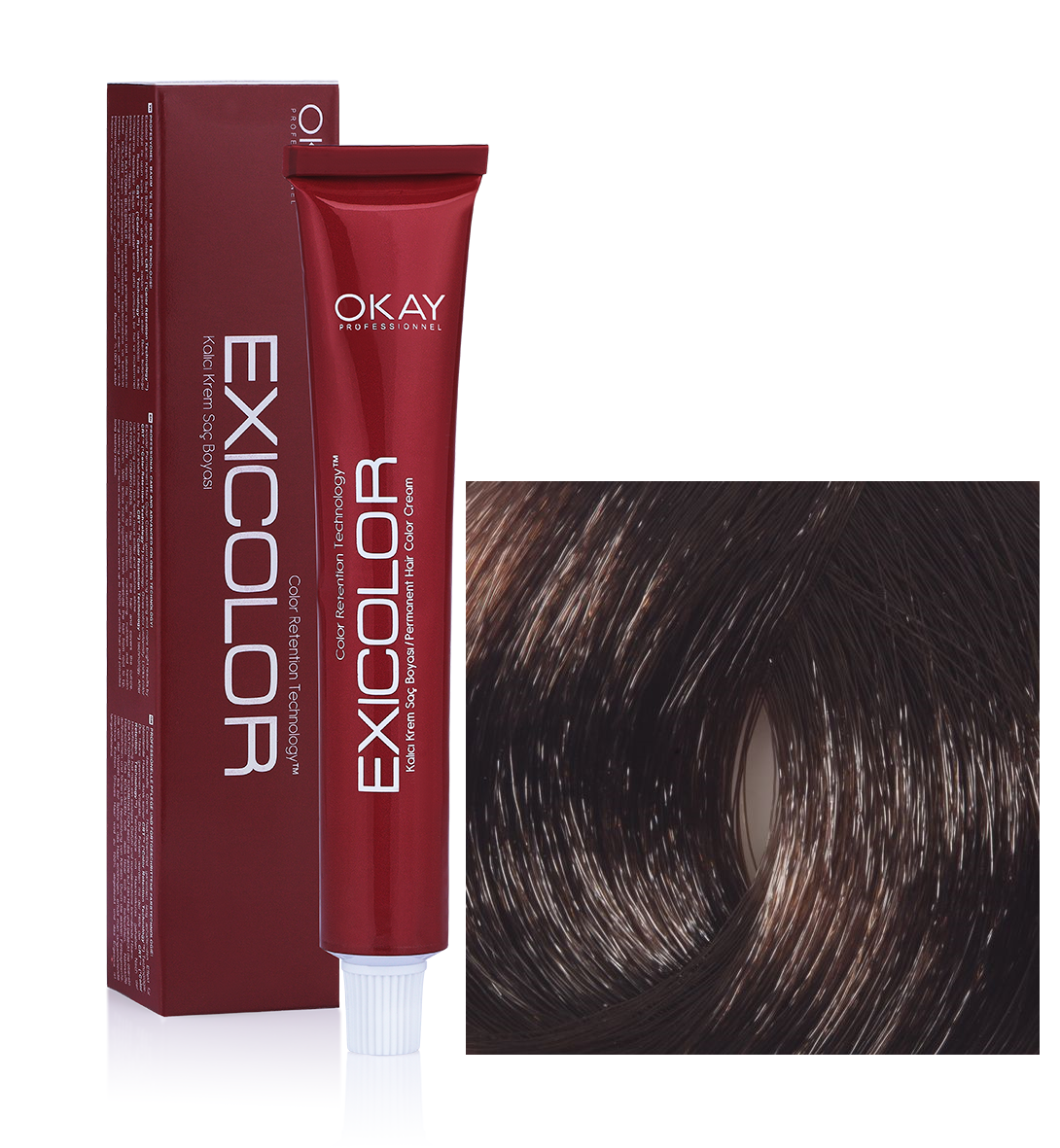 EXİCOLOR SAÇ BOYASI 5.73 YOĞUN KAHVE ALTIN