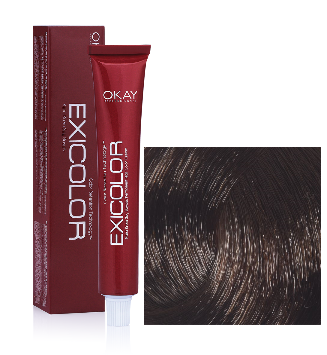 EXİCOLOR SAÇ BOYASI 6.0 YOĞUN KOYU KUMRAL