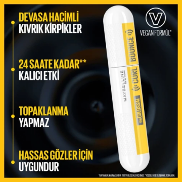 MAYBELLINE MASKARA THE COLOSSAL Curl Bounce