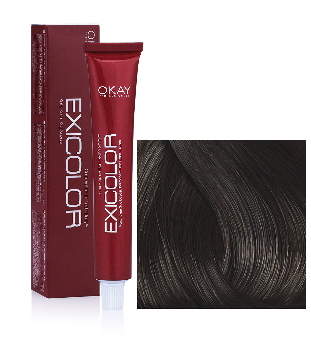 EXİCOLOR SAÇ BOYASI 6.13 KOYU KUMRAL EKSTRA MAT