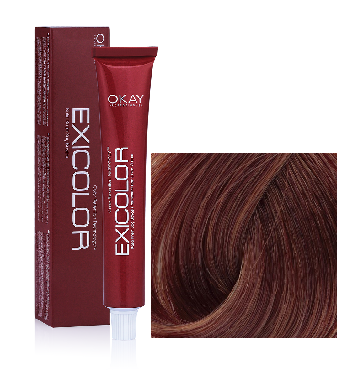 EXİCOLOR SAÇ BOYASI 6.3  FINDIK KABUĞU