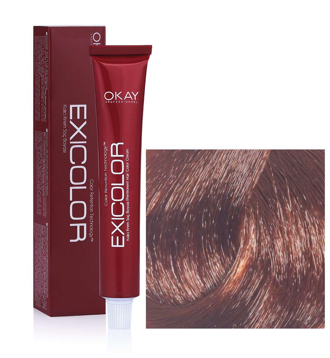 EXİCOLOR SAÇ BOYASI 6.34 KOYU KUMRAL DORE BAKIR