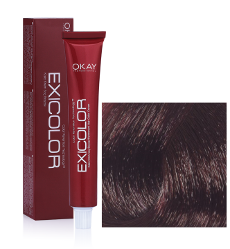 EXİCOLOR SAÇ BOYASI 6.52 KOYU KUMRAL AKAJU İRİZE