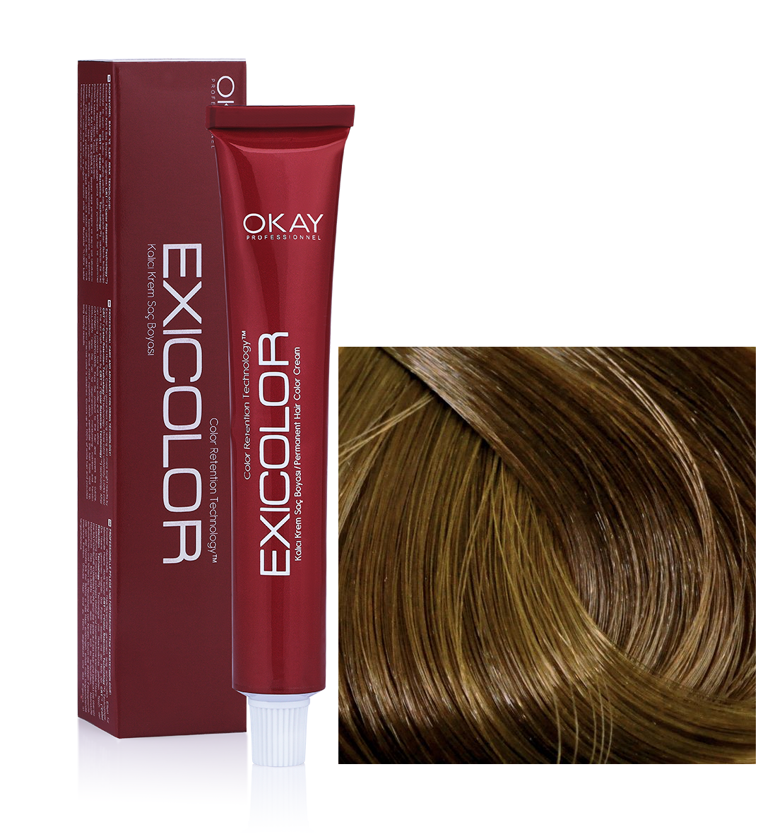 EXİCOLOR SAÇ BOYASI 6.77  KESTANE KAHVE