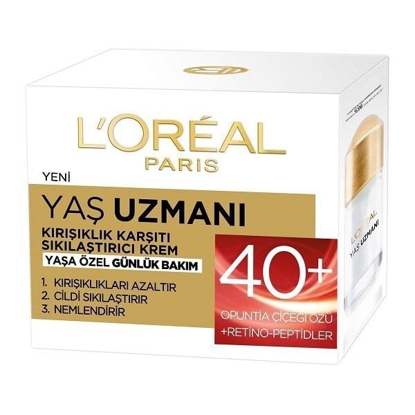 LOREAL YAŞ UZMANI 40+ KIRIŞIKLIK KARŞITI KREM 50ML