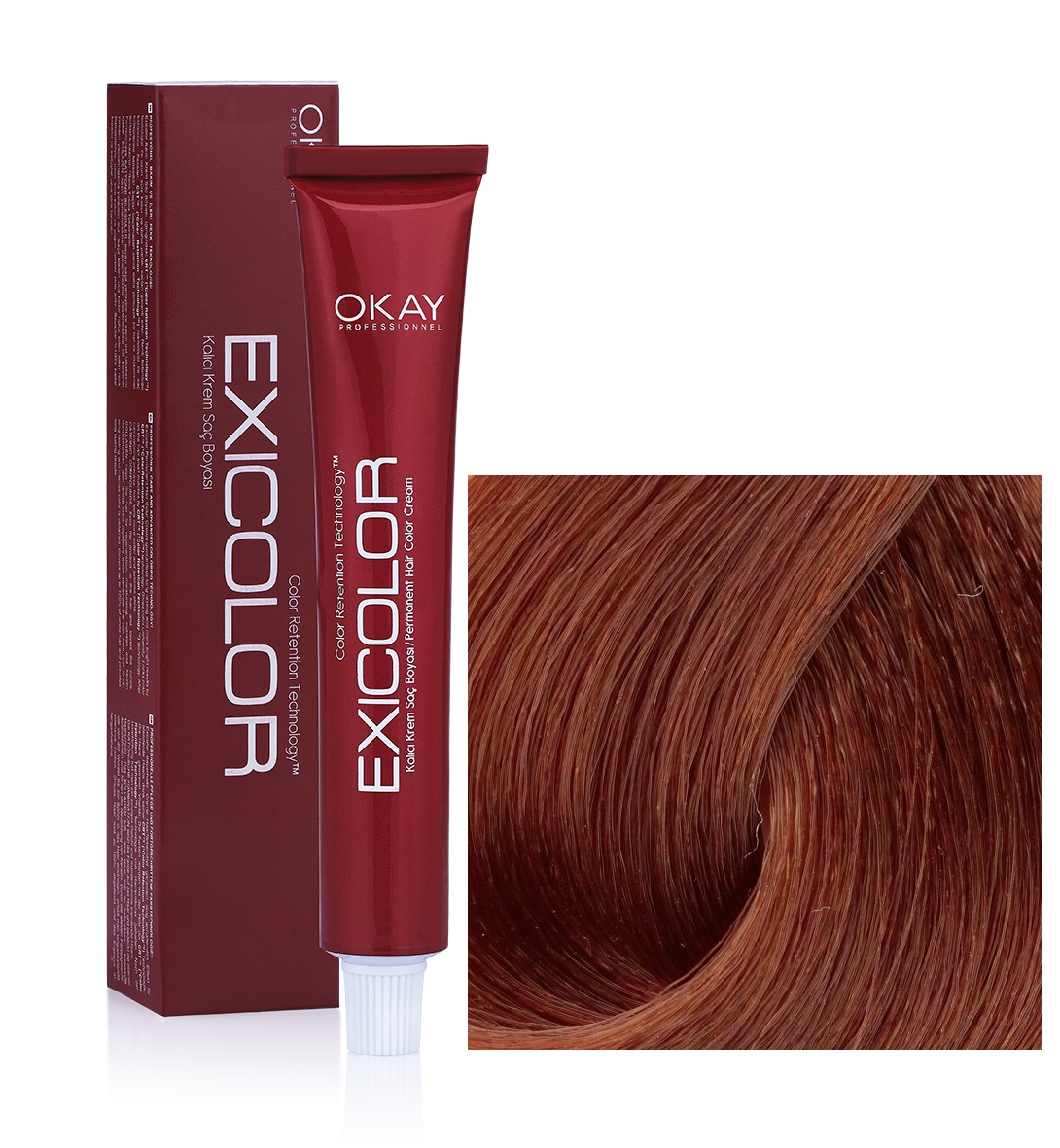 EXİCOLOR SAÇ BOYASI 7.3  KOYU ALTIN SARISI