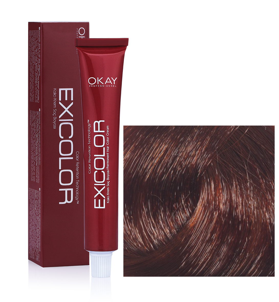 EXİCOLOR SAÇ BOYASI 7.43  BAKIR DORE