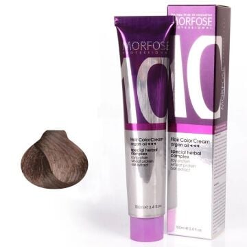 MORFOSE 10 SAÇ BOYASI 100ml / 6.71 Koyu küllü kahve