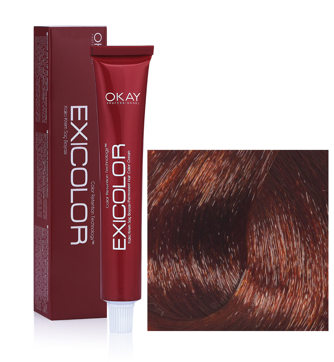 EXİCOLOR SAÇ BOYASI 7.44 YOĞUN KUMRAL BAKIR
