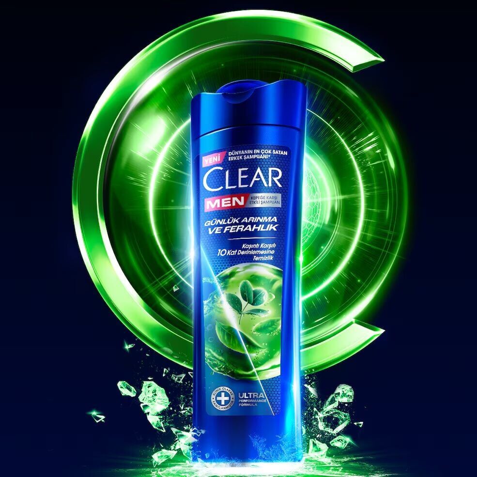 CLEAR MEN ŞAMPUAN 350ml Günlük Arınma Ve Ferahlık