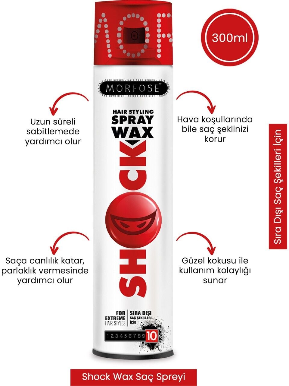 MORFOSE SHOCK SAÇ SPREYİ 300ML
