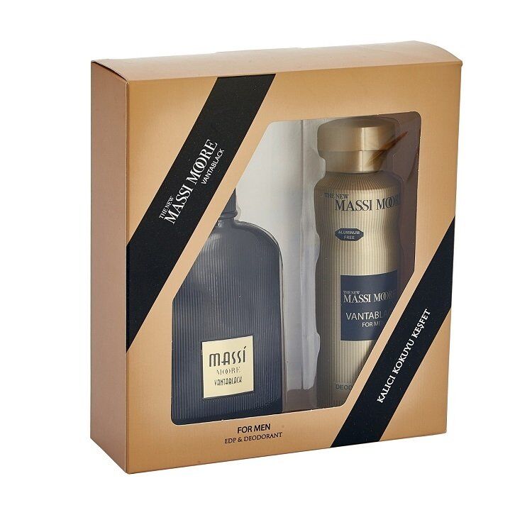 MASSI MOORE ERKEK PARFÜM SET VANTABLACK