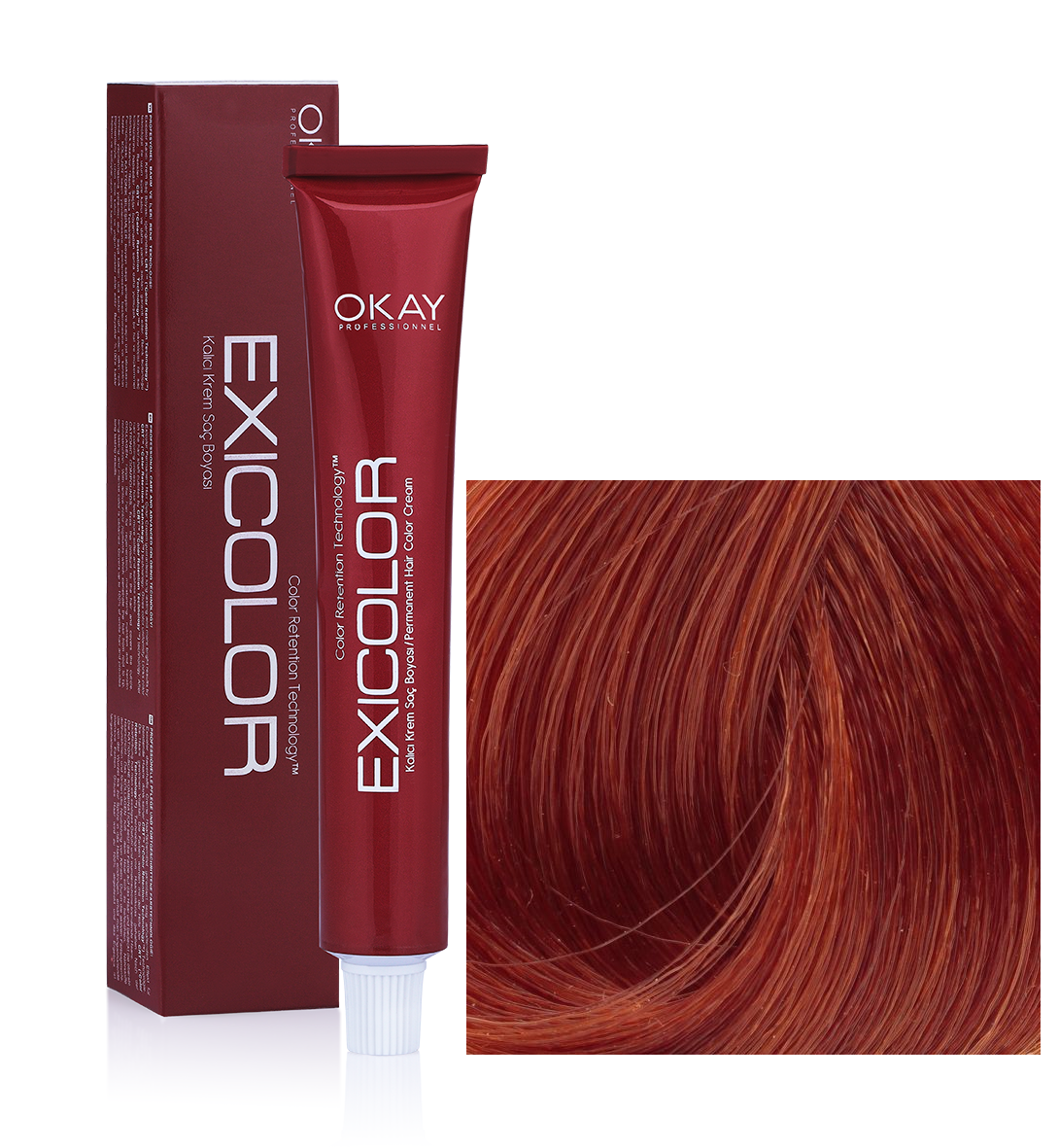 EXİCOLOR SAÇ BOYASI 8.44 AÇIK KUMRAL YOĞUN BAKIR
