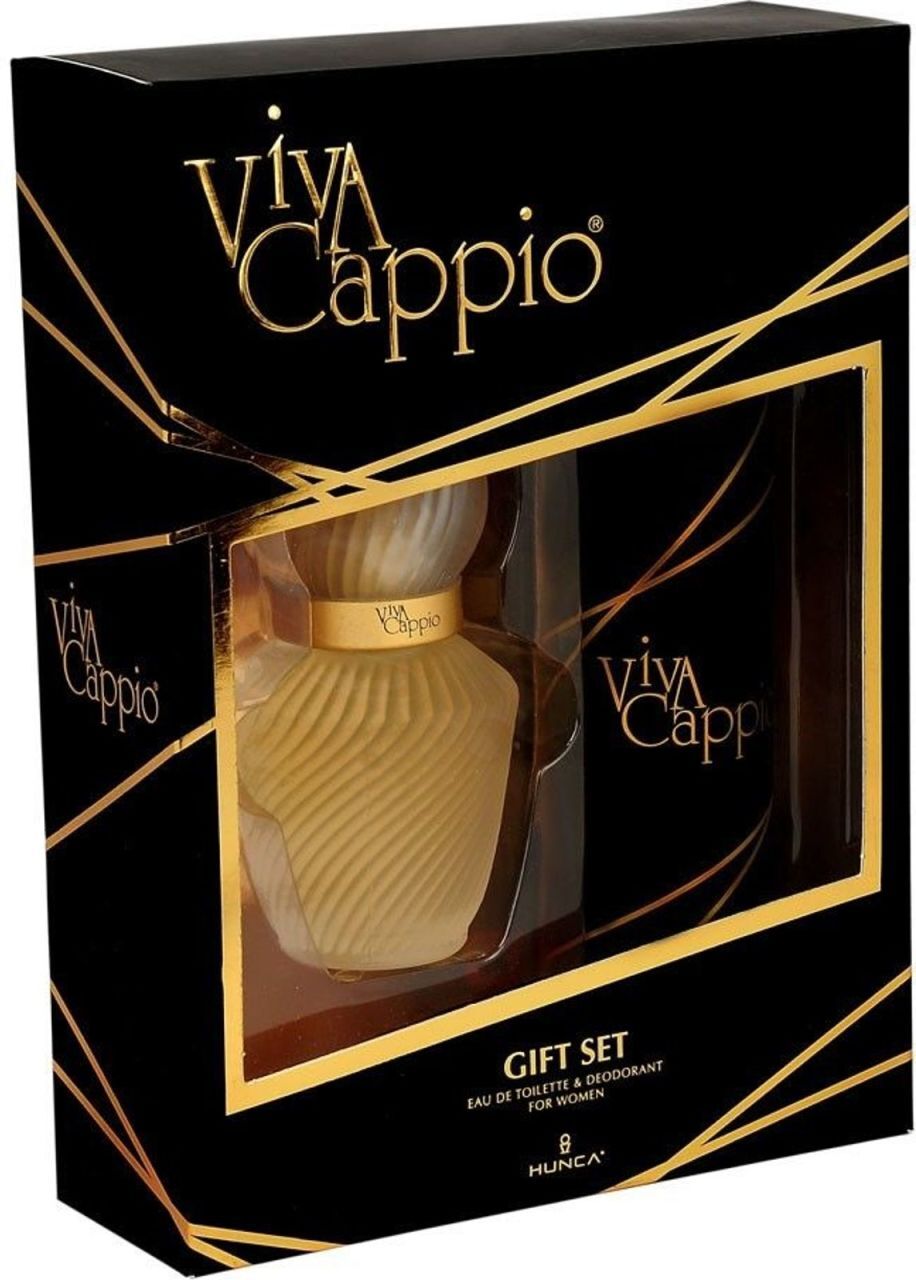 VİVA CAPPİO SİYAH BAYAN PARFÜM SETİ