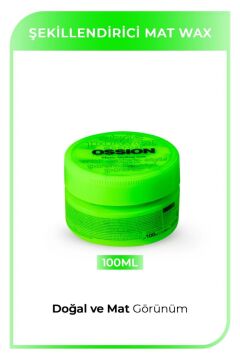 OSSION WAX 100ML MATTE STYLING