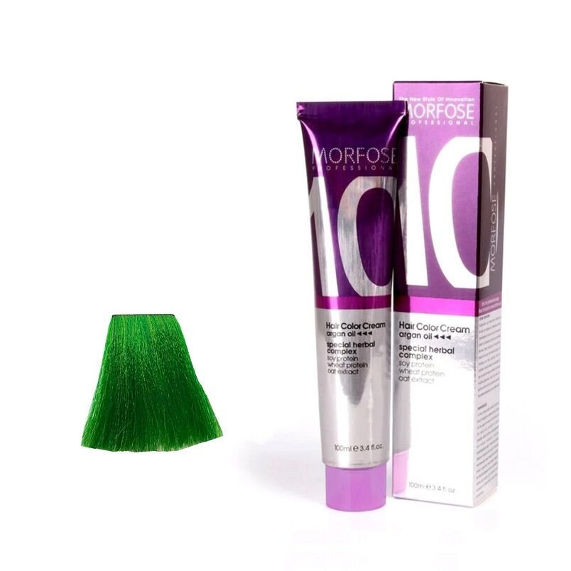 MORFOSE 10 SAÇ BOYASI 100ml / Yeşil