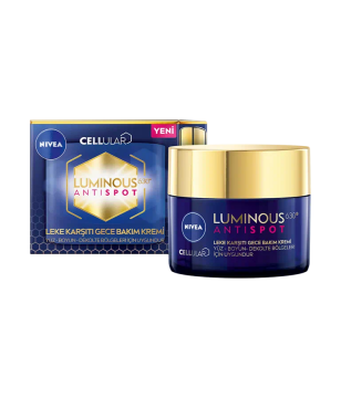 NIVEA LUMINOUS 630 ANTI DARK-SPOT Gece Kremi 50ml