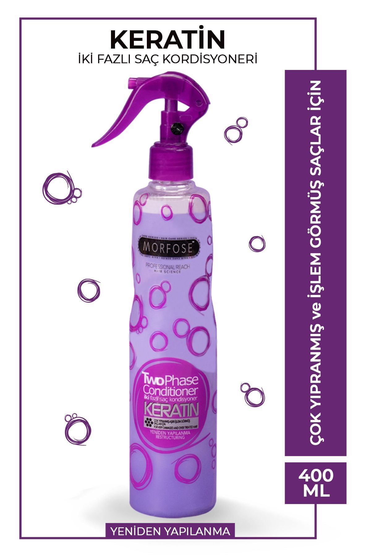 MORFOSE FÖN SUYU 400ml KERATIN