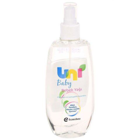 UNİ BABY BEBEK YAĞI 200ml Pudra