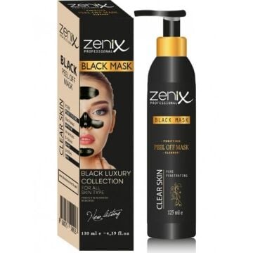 ZENİX Soyulabilir Yüz Maskesi Siyah 130 ml