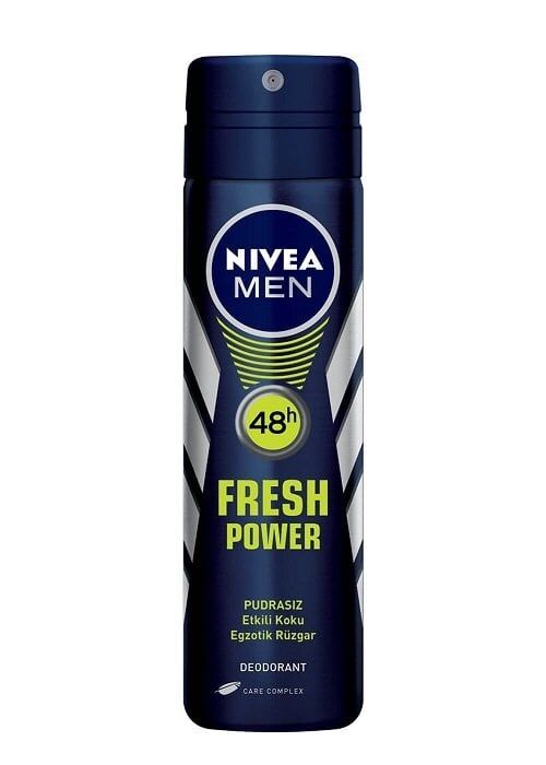 NIVEA MEN DEODORANT FRESH POWER PUDRASIZ