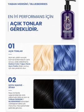 RADICAL COLOR SAÇ BOYASI 250ml Yaban Mersini