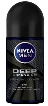 NIVEA MEN KOLTUK ALTI ROLL-ON DEEP DIMENSION Aktif Karbon