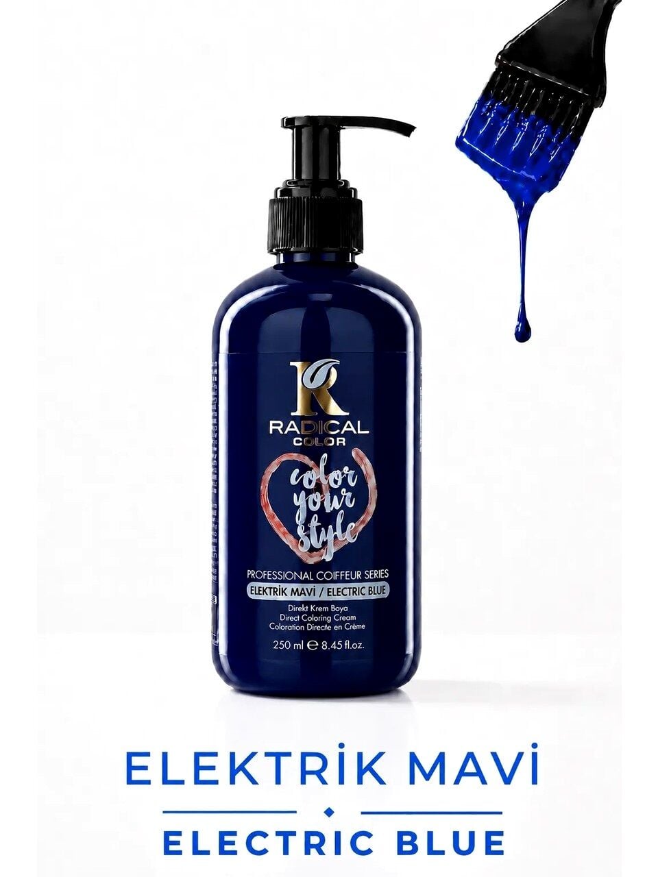 RADICAL COLOR SAÇ BOYASI 250ml Elektrik Mavi