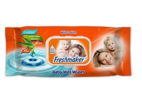 FRESHMAKER ISLAK MENDİL 72'Lİ KAPAKLI