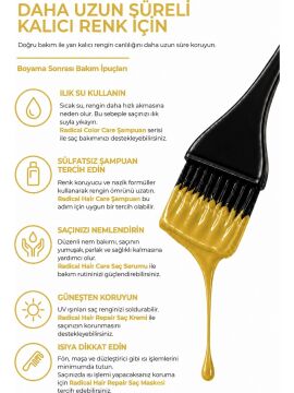RADICAL COLOR SAÇ BOYASI 250ml Kadife Çiçeği