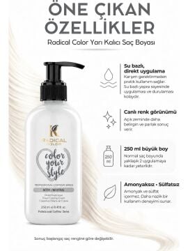 RADICAL COLOR SAÇ BOYASI 250ml Nötr