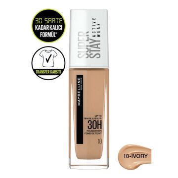 MAYBELLINE FONDÖTEN SUPER STAY Actıve Wear 10