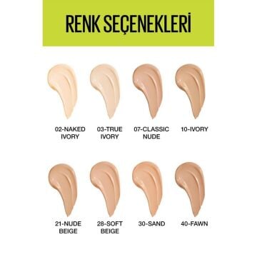 MAYBELLINE FONDÖTEN SUPER STAY Actıve Wear 10