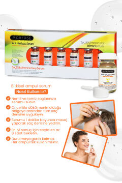 MORFOSE SAÇ DOKULMESINE KARSI SERUM 6x10ml