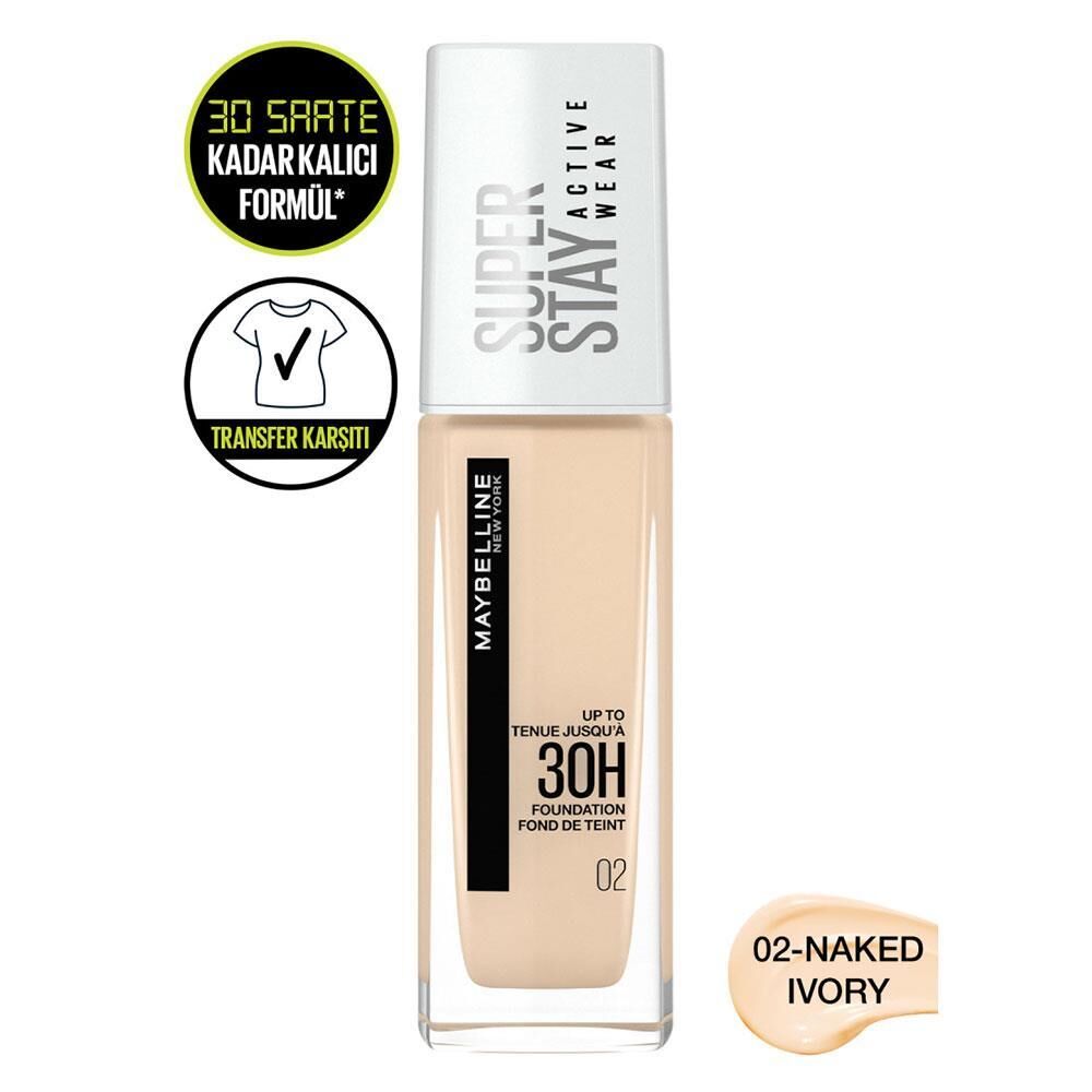 MAYBELLINE FONDÖTEN SUPER STAY Actıve Wear 02