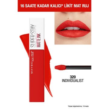 MAYBELLINE RUJ SUPER STAY MATTE INK 320 Indıvıdual