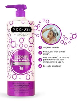 MORFOSE ŞAMPUAN 1000ml MOR SERİ KERATİN