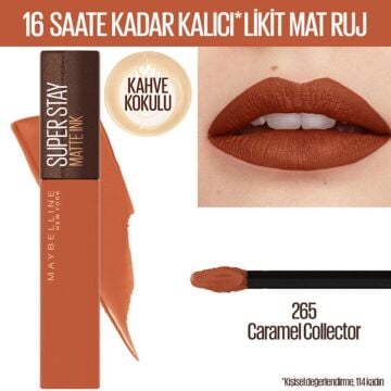 MAYBELLINE RUJ SUPER STAY MATTE INK 265 CaramelCol