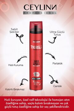 CEYLINN THRILL SAÇ SPREYI 400 ML ULTRA STRONG