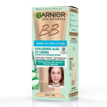 GARNIER BB KREM Hyaluronıc Aloe All-In-1 Lıght